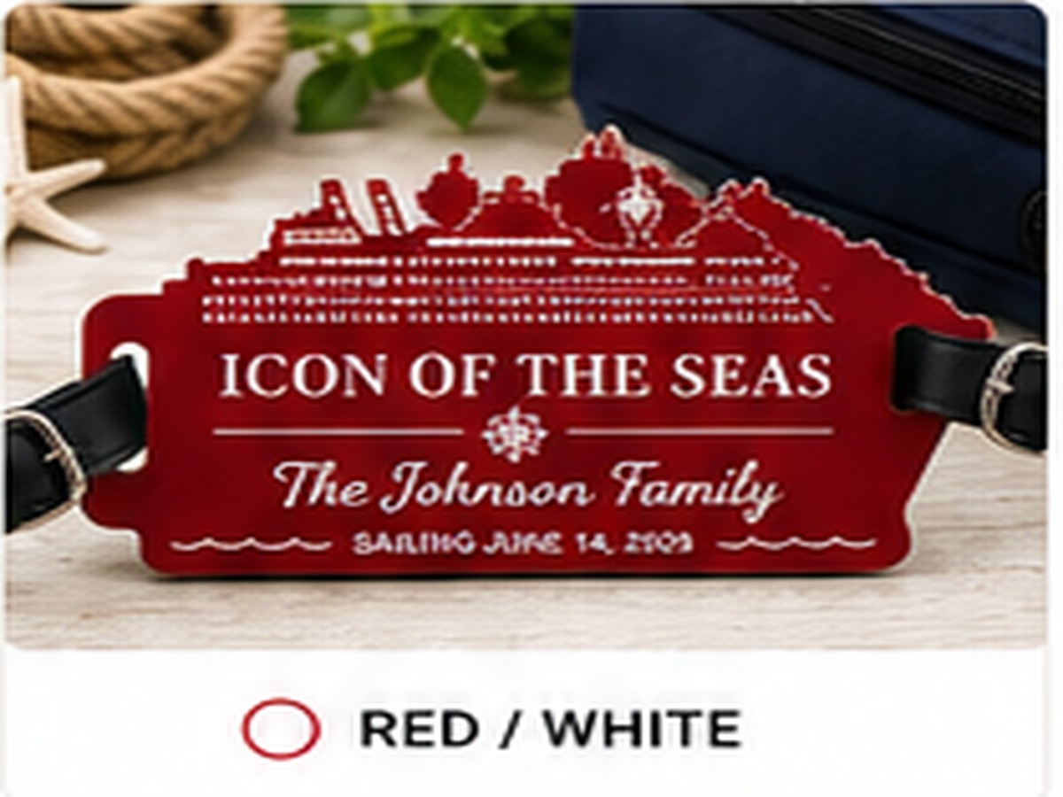 Red / White cruise tag